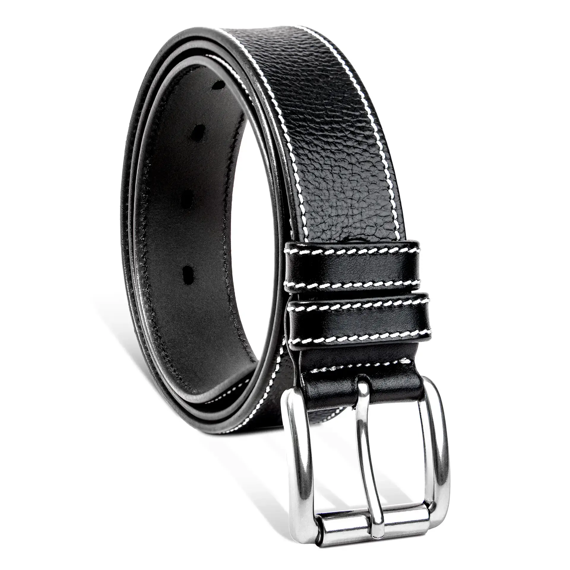 Minimal Twist Men's Leather Belt