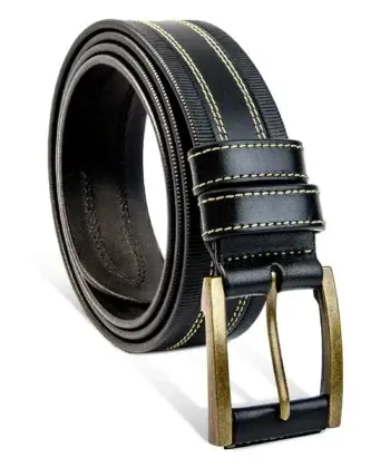 Stitched Legacy Men's Leather Belt