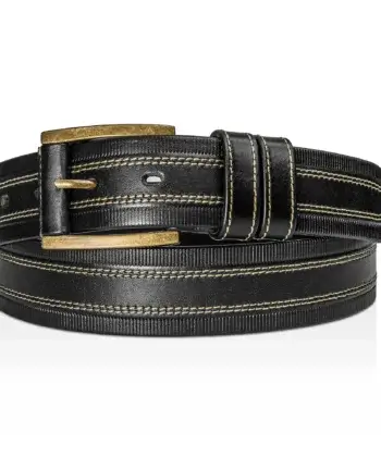 Alternative view of Stitched Legacy Men's Leather Belt