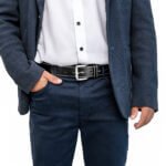 Minimal Twist Men’s Leather Belt