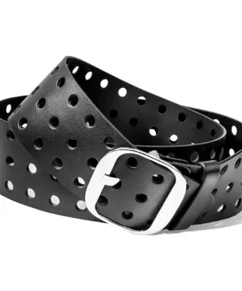 Perforated Women’s Leather Belt