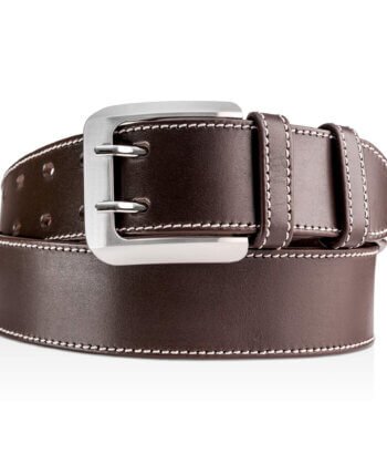 Alternative view of Rich Espresso Men's Leather Belt