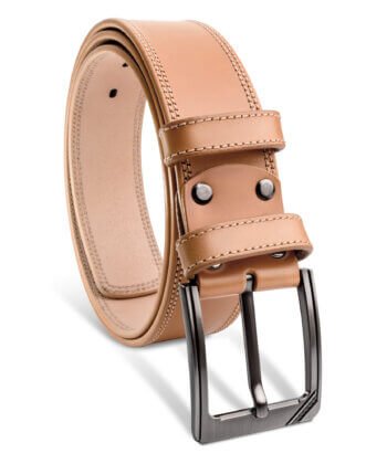 Golden Beige Women’s Leather Belt