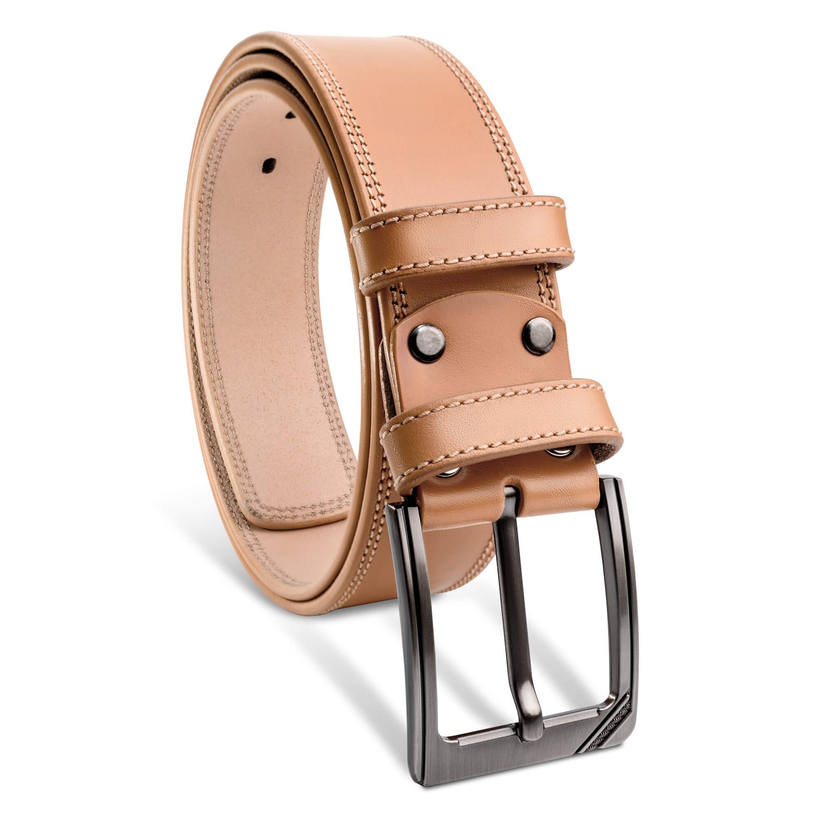Golden Beige Women’s Leather Belt