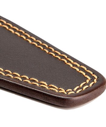 Alternative view of Brass Buckle Men's Leather Belt