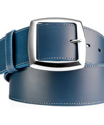 Alternative view of Navy Prestige Women’s Leather Belt