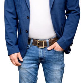 Rustic Warrior Men’s Leather Belt