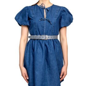 Grey Elegance Women’s Leather Belt