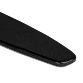 Onyx Curve Black Men’s Leather Belt