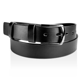 Cavallo Nero Black Men’s Leather Belt