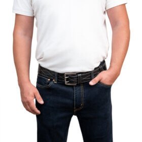 Midnight Drive Men’s Leather Belt