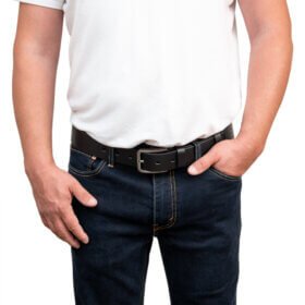 Slate Rider Men’s Leather Belt