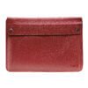 Leather MacBook Case Red