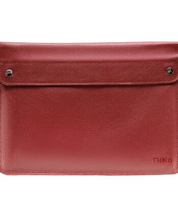 Leather MacBook Case Red