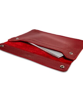 iPad Leather Case Red