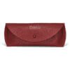 red leather case for glasses