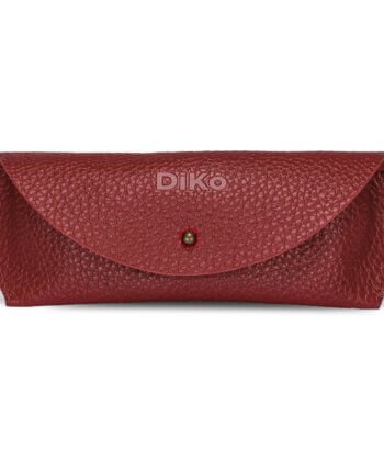 red leather case for glasses